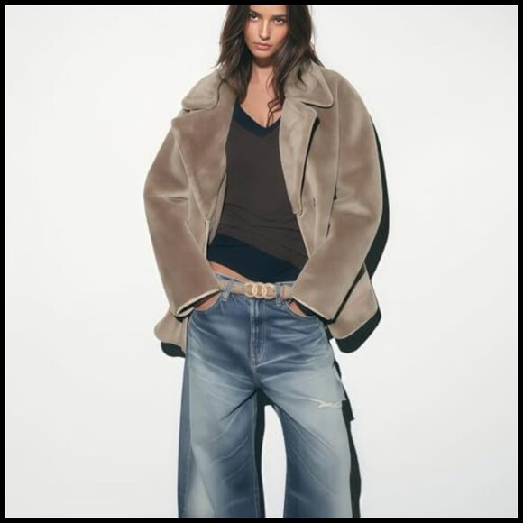 Faux Leather Belt with Gold Buckle for Jeans and Dresses main image 4